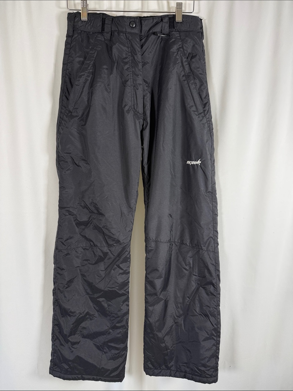 Ski Gear Black Insulated Winter Snow Pants